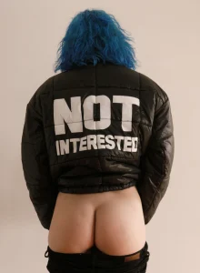 Busty hottie Skye Blue flashing big tits on the street wearing black jeans